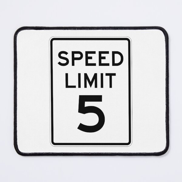 Item preview, Traffic sign speed limit, 5 designed and sold by Numbers-Art.