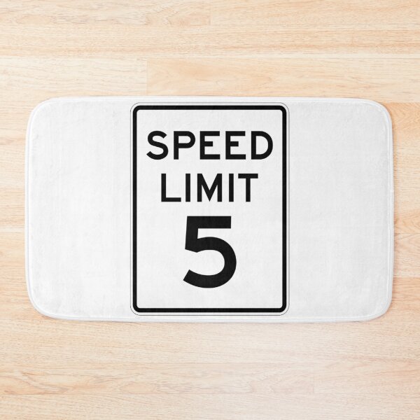 Item preview, Traffic sign speed limit, 5 designed and sold by Numbers-Art.