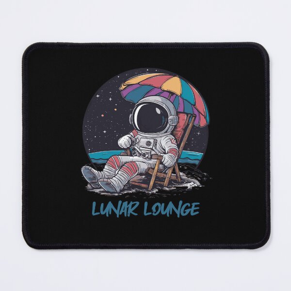 Item preview, Astronaut on Lounge Chair Under Umbrella in Space designed and sold by BNCH44.