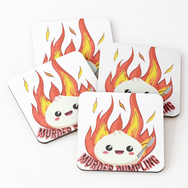 Item preview, dumpling designed and sold by BookishBlackbird Shop.