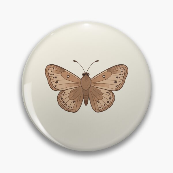 Item preview, Kawaii brown butterfly designed and sold by Atlantico54.