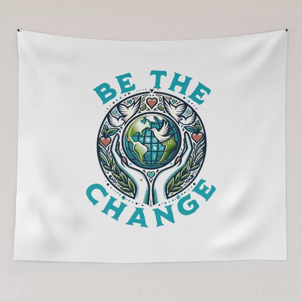 Item preview, Be the Change designed and sold by Buyfastcart.