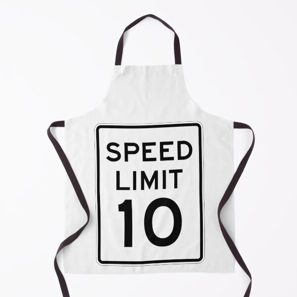 Item preview, Traffic sign speed limit, 10 designed and sold by Numbers-Art.