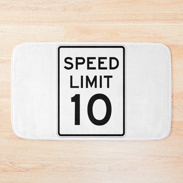Item preview, Traffic sign speed limit, 10 designed and sold by Numbers-Art.
