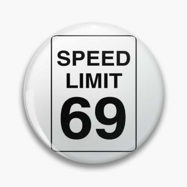 Item preview, Traffic sign speed limit, 69 designed and sold by Numbers-Art.