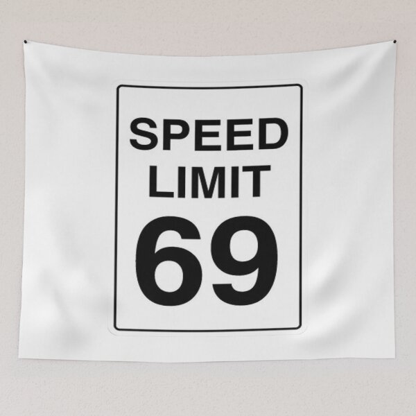Item preview, Traffic sign speed limit, 69 designed and sold by Numbers-Art.