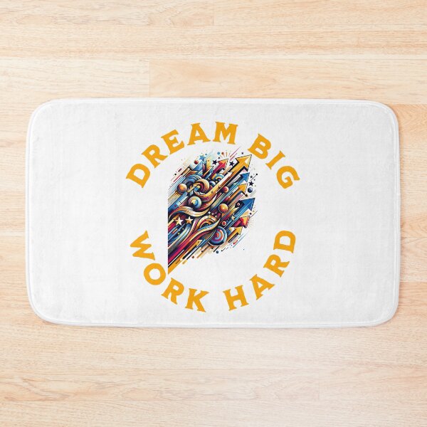 Item preview, Dream Big, Work Hard designed and sold by Buyfastcart.