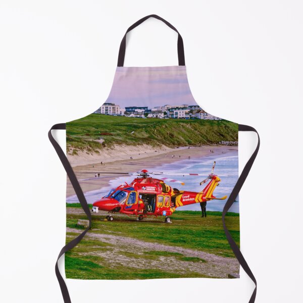 Item preview, Fistral Beach Air Ambulance designed and sold by Alisonchambers2.