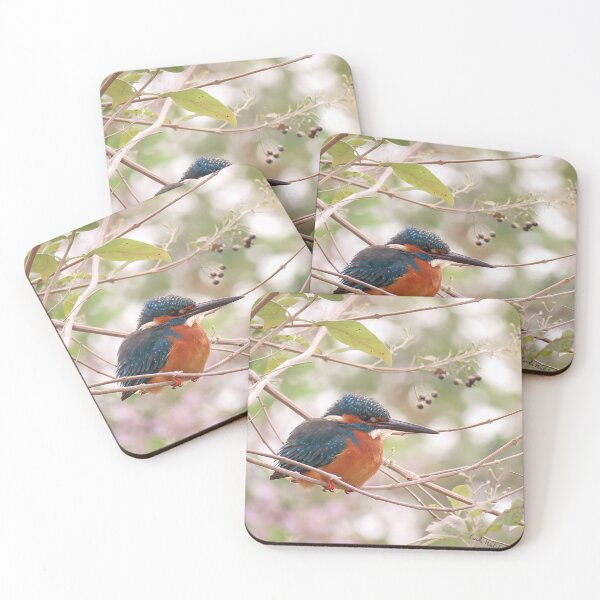 Item preview, Common Kingfisher Sitting on Branch designed and sold by Linda Walsh.