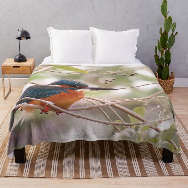 Item preview, Common Kingfisher Sitting on Branch designed and sold by Linda Walsh.