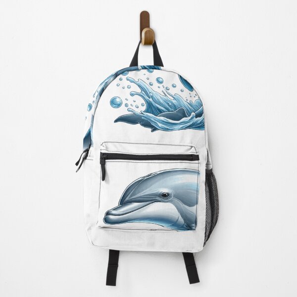 Item preview, Friendly dolphin (jumping out of the sea) designed and sold by PixelAdventurer.