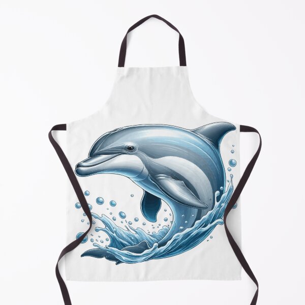 Item preview, Friendly dolphin (jumping out of the sea) designed and sold by PixelAdventurer.