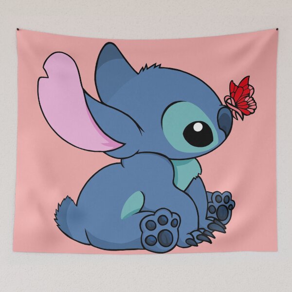 Item preview, Blue Alien With Awareness Ribbon Butterfly on His Nose (Red) designed and sold by CaitlynConnor.