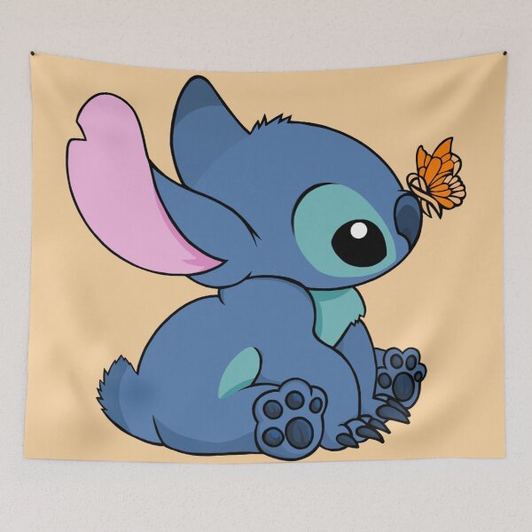 Item preview, Blue Alien With Awareness Ribbon Butterfly on His Nose (Orange) designed and sold by CaitlynConnor.
