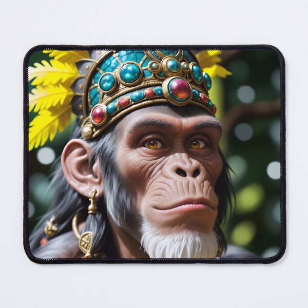 Item preview, Native Monkey Warrior Chief designed and sold by TheArtOfPat.