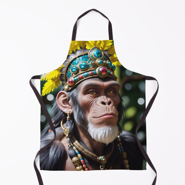 Item preview, Native Monkey Warrior Chief designed and sold by TheArtOfPat.