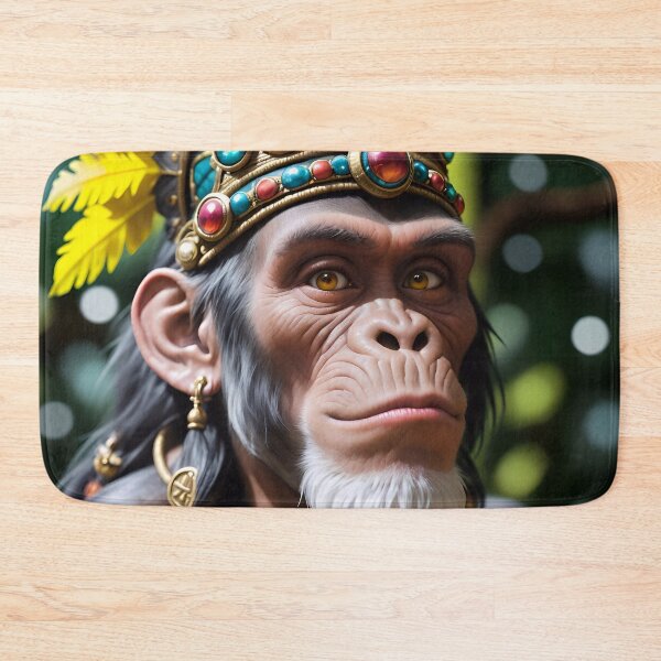 Item preview, Native Monkey Warrior Chief designed and sold by TheArtOfPat.
