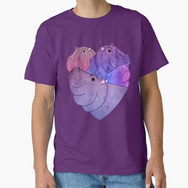 Item preview, Heart Hippos designed and sold by Hippopottermiss.