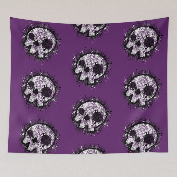 Item preview, Painted Skull designed and sold by Menace Merch.