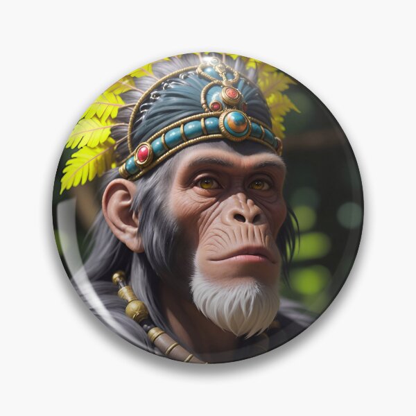 Item preview, Native Monkey Warrior Chief designed and sold by TheArtOfPat.