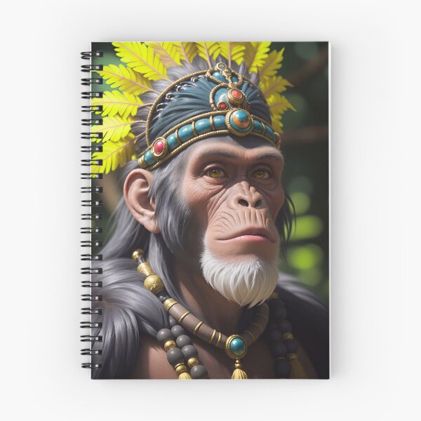 Item preview, Native Monkey Warrior Chief designed and sold by TheArtOfPat.