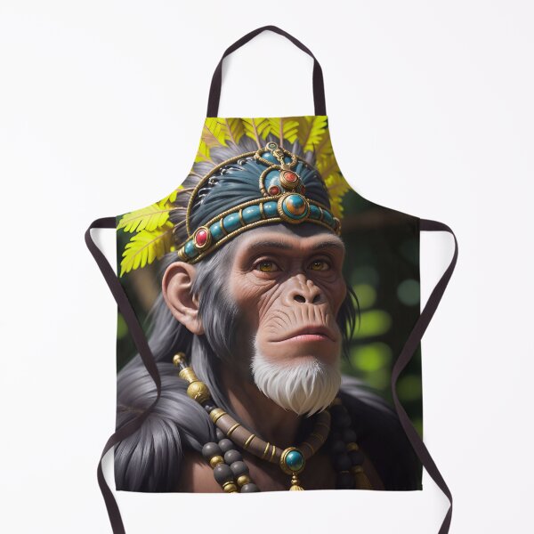 Item preview, Native Monkey Warrior Chief designed and sold by TheArtOfPat.