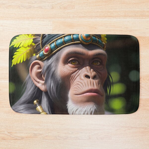 Item preview, Native Monkey Warrior Chief designed and sold by TheArtOfPat.