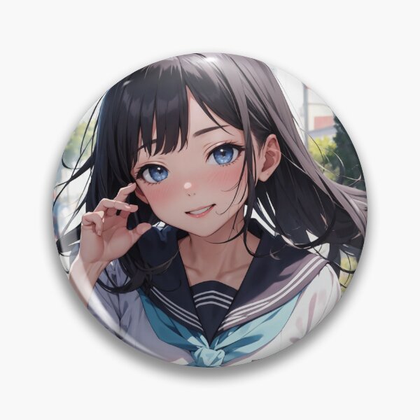 Item preview, Cute Anime Sailor Girl, Komichi Akebi designed and sold by iloveanimechibi.