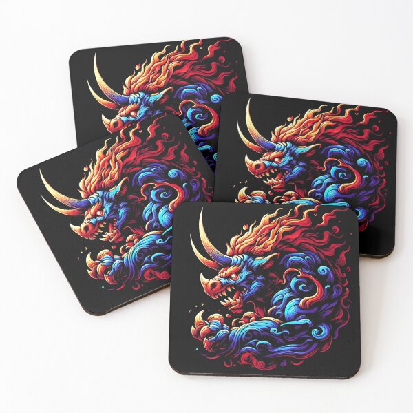Item preview, goth fire rhino designed and sold by aliraweb.