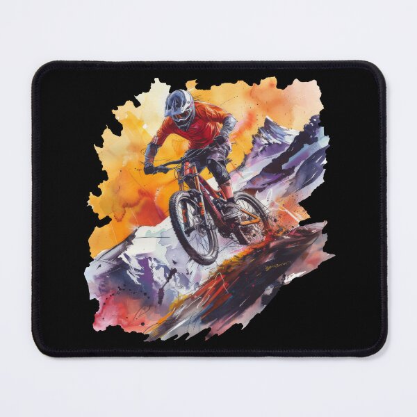 Item preview, mountain biker - MTB designed and sold by FlowersColorful.