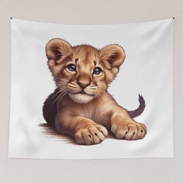 Aperçu de l'œuvre Petit Roi Lion (Mignon Lionceau) créée et vendue par PixelAdventurer.