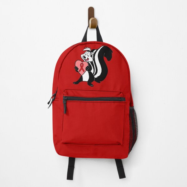 Item preview, Skunk Holding Awareness Ribbon Heart (Red) designed and sold by CaitlynConnor.