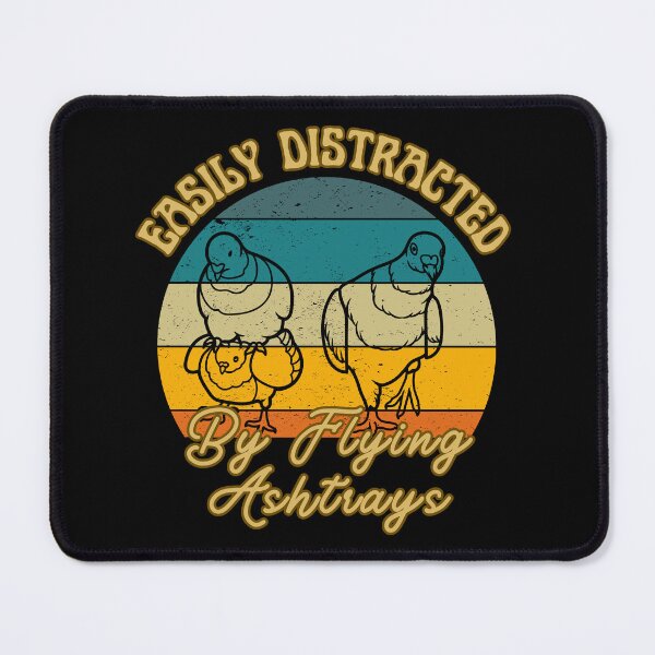 Item preview, Easily Distracted By Flying Ashtrays designed and sold by AussieWonders.