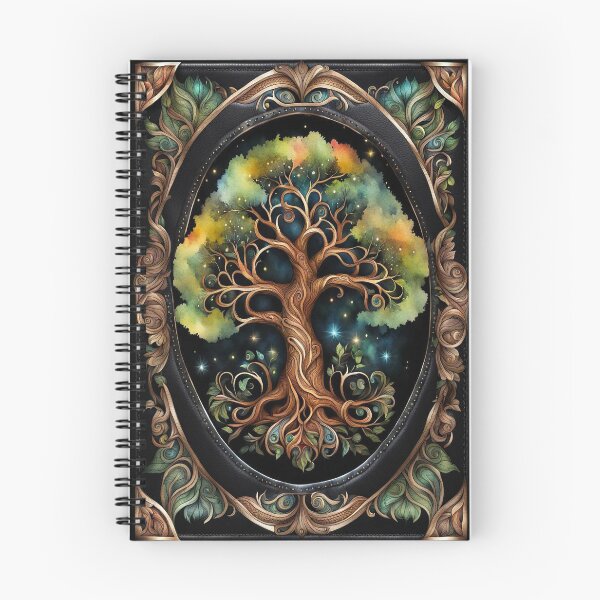 Item preview, Celtic Tree of Life Grimoire designed and sold by ArtStyleAlice.