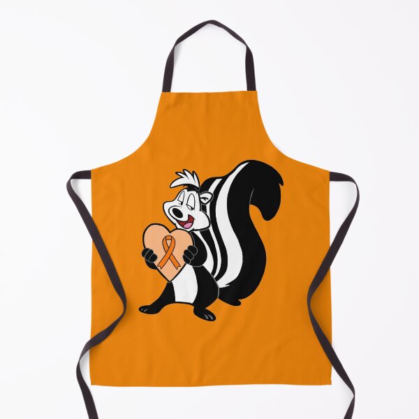 Item preview, Skunk Holding Awareness Ribbon Heart (Orange) designed and sold by CaitlynConnor.