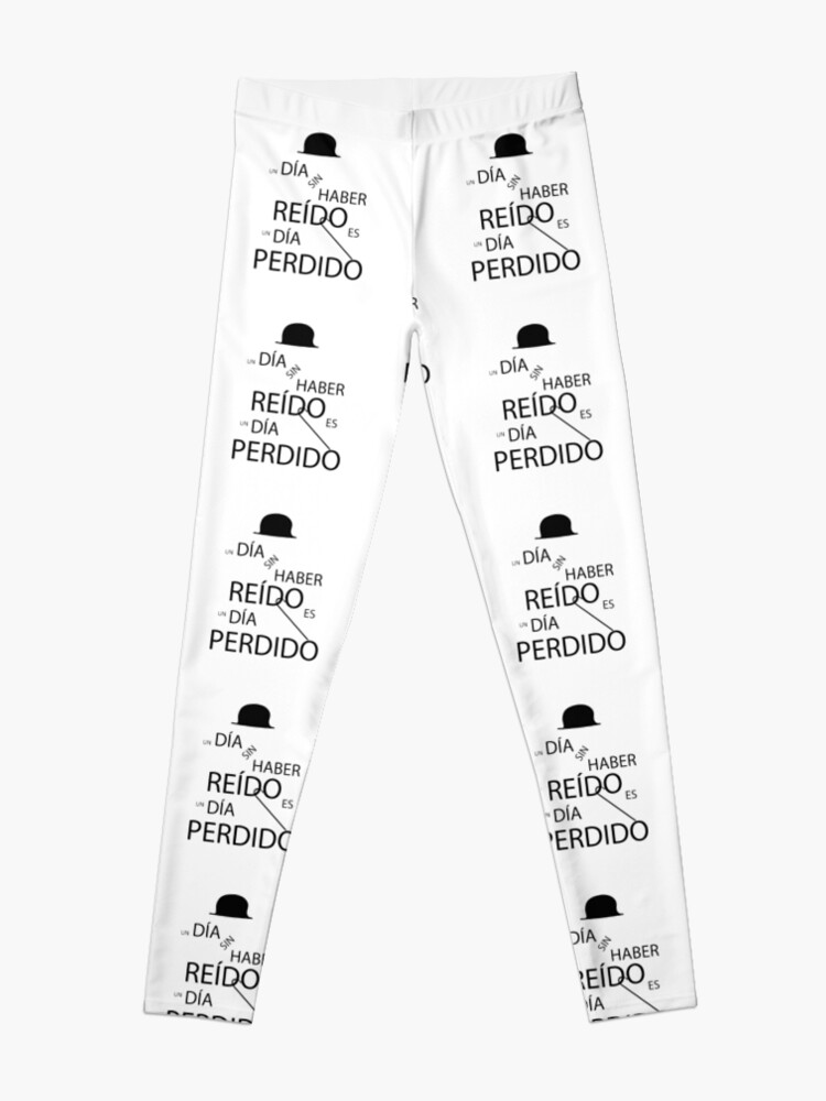 Vista alternativa de Leggings Un día sin haber reído es un día perdido, Charlot
