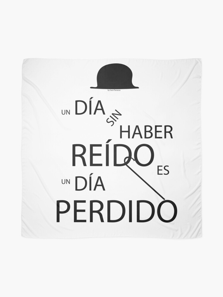 Vista alternativa de Pañuelo Un día sin haber reído es un día perdido, Charlot