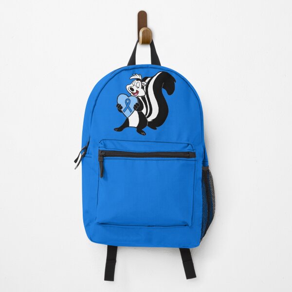 Item preview, Skunk Holding Awareness Ribbon Heart (Blue) designed and sold by CaitlynConnor.