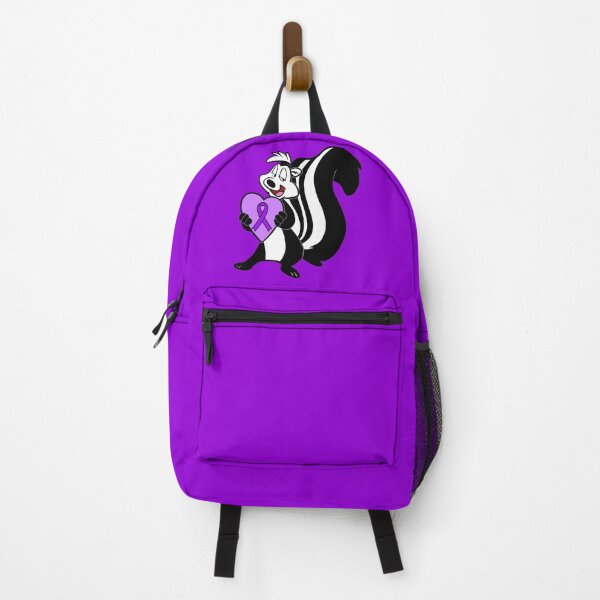 Item preview, Skunk Holding Awareness Ribbon Heart (Purple) designed and sold by CaitlynConnor.