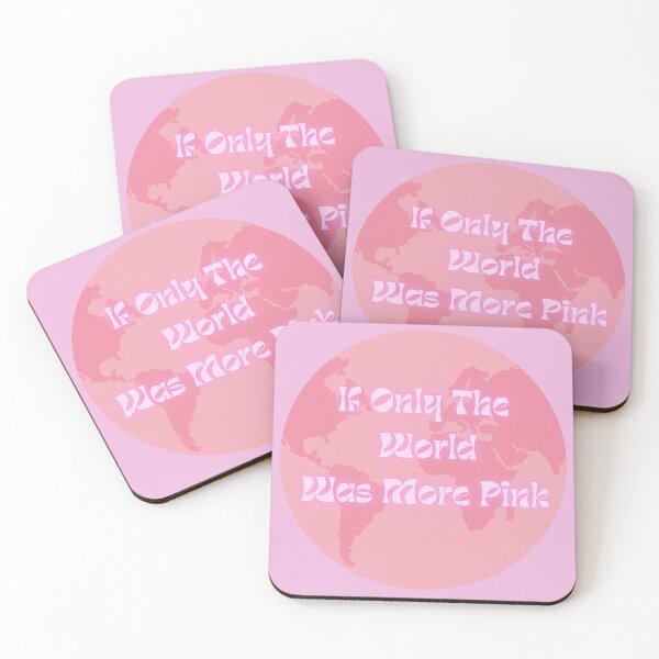 Item preview, If Only The World Was More Pink designed and sold by ProductBae.