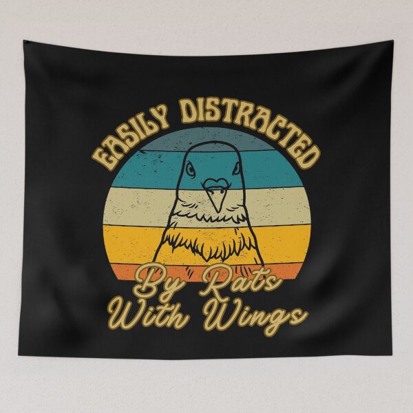 Item preview, Easily Distracted By Rats With Wings designed and sold by AussieWonders.