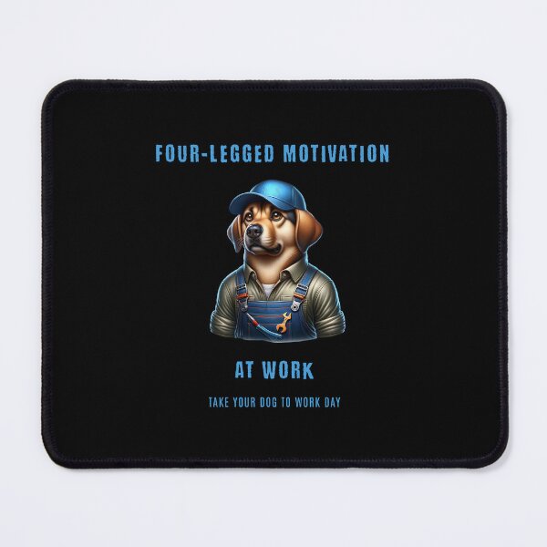 Item preview, Four-legged motivation at work - Take your dog to work day designed and sold by Pflugart.