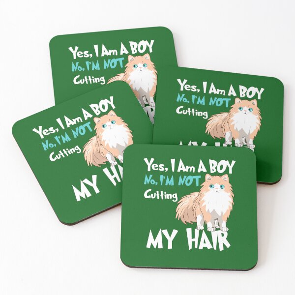 Item preview, Sí, soy un niño No, no me voy a cortar el pelo largo designed and sold by box-artshop.