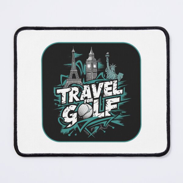 Item preview, Travel saying vintage retro travel sticker: Minimalist Travel for Golf design for adventurers and travelers designed and sold by pod24.