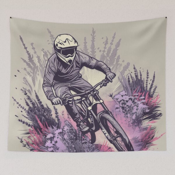 Item preview, mountain biker - MTB designed and sold by FlowersColorful.