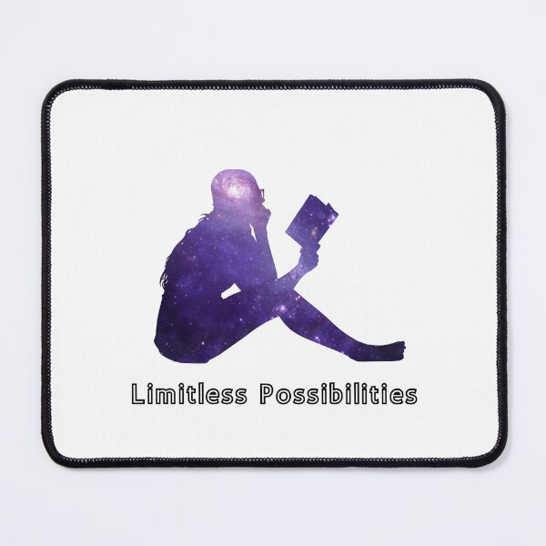Item preview, Limitless possibilites reading book design designed and sold by INSOMNIAC101.