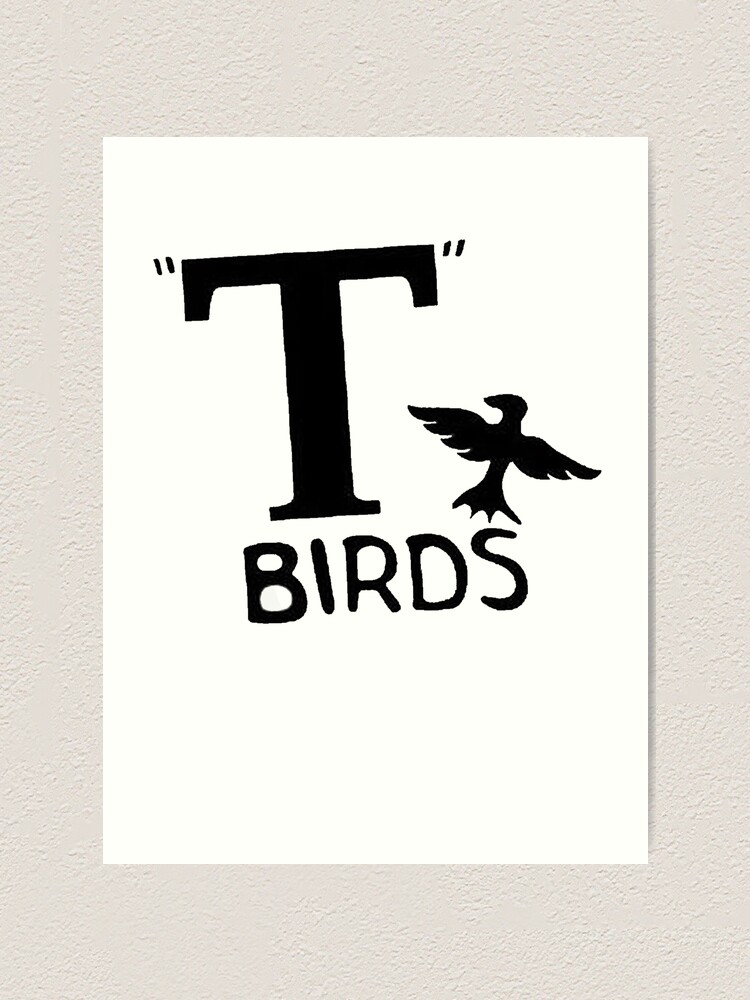 t-birds-logo-art-print-for-sale-by-tasder-redbubble