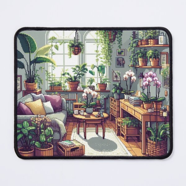 Artikelvorschau, Pixel Art Interiors - Wohnzimmer entworfen und verkauft von RetroRuins.