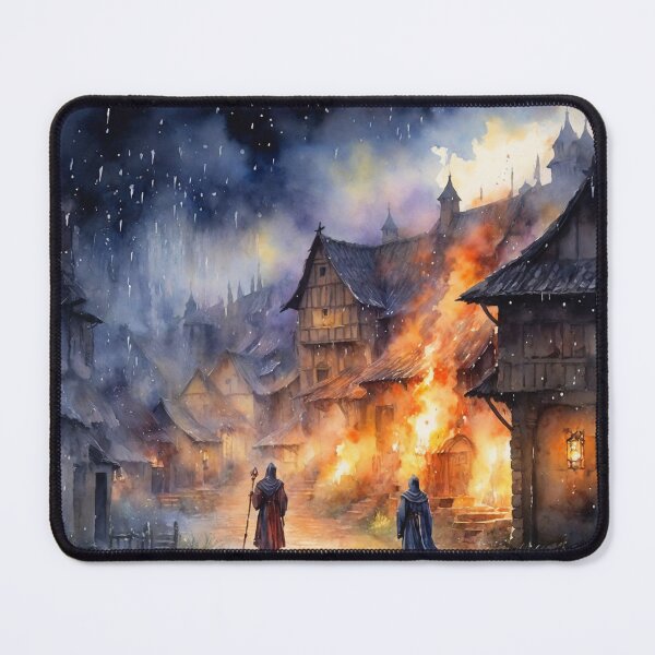 Item preview, Mystical Village Blaze designed and sold by Sadia Jannat.