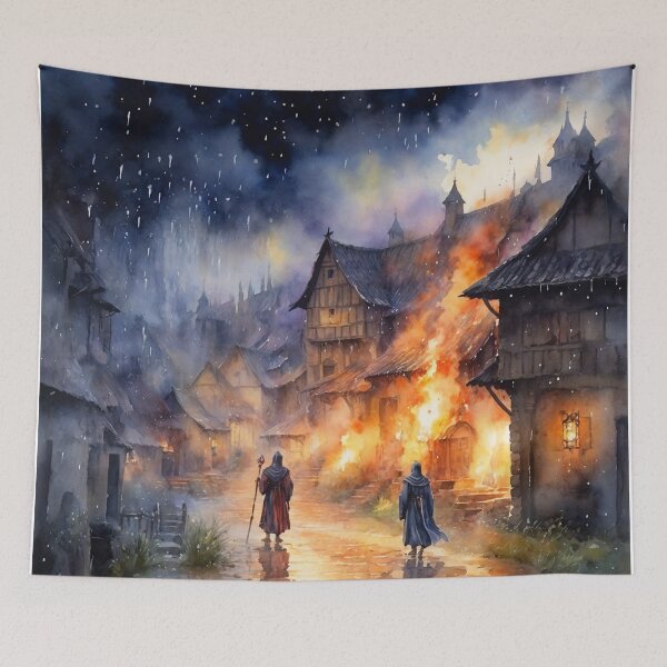 Item preview, Mystical Village Blaze designed and sold by Sadia  Jannat.